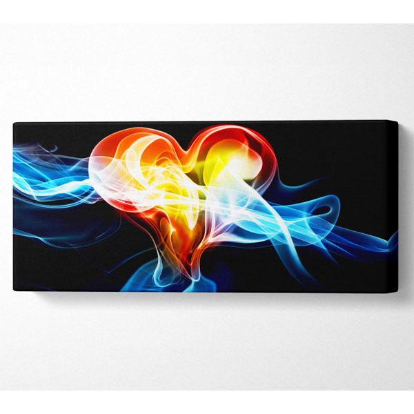 Perspections Lovers Heart Of Passion Panorama Leinwand Wayfair De